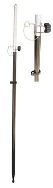 Tagent Screw Clamp 2.6m เสาคาร์บอนไฟเบอร์ GPS